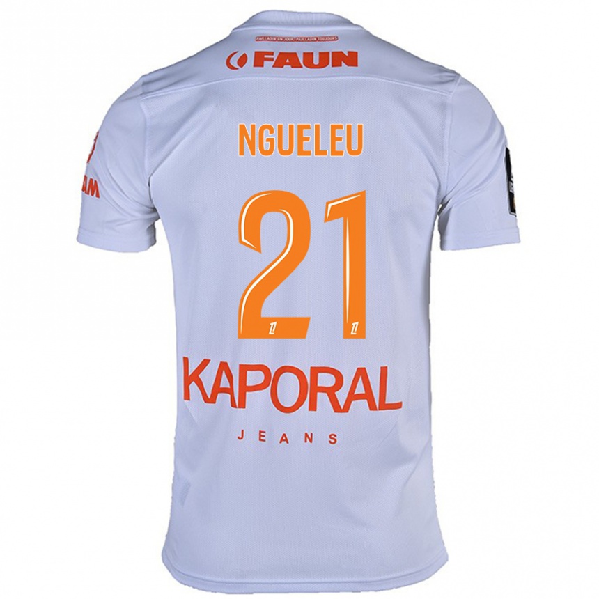 Niño Fútbol Camiseta Nina Ngueleu #21 Blanco 2ª Equipación 2024/25 Argentina