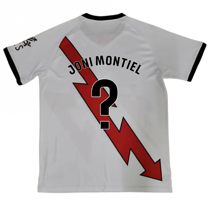 Niño Fútbol Camiseta Joni Montiel #0 Rojo 2ª Equipación 2024/25 Argentina