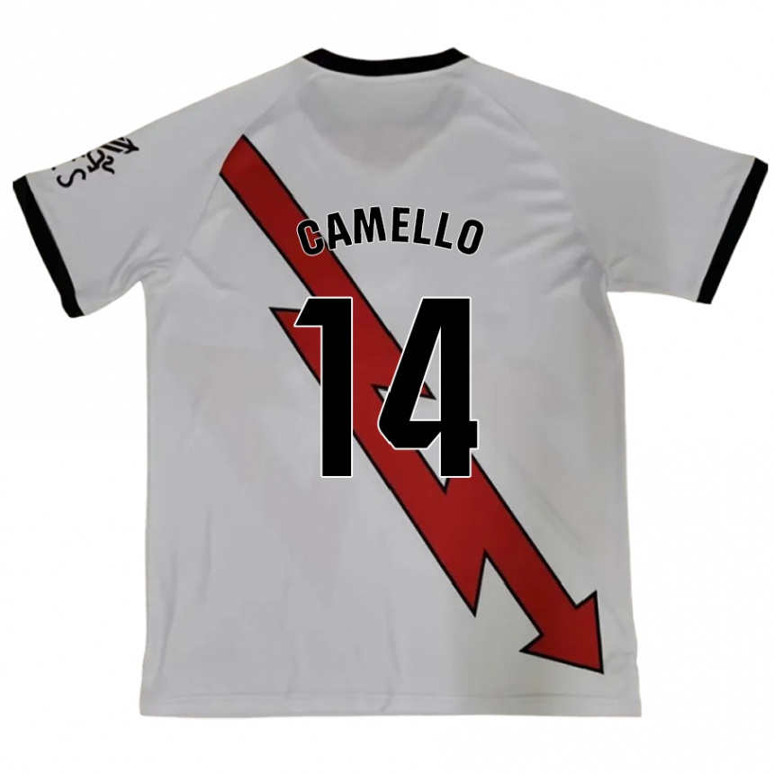 Niño Fútbol Camiseta Sergio Camello #14 Rojo 2ª Equipación 2024/25 Argentina