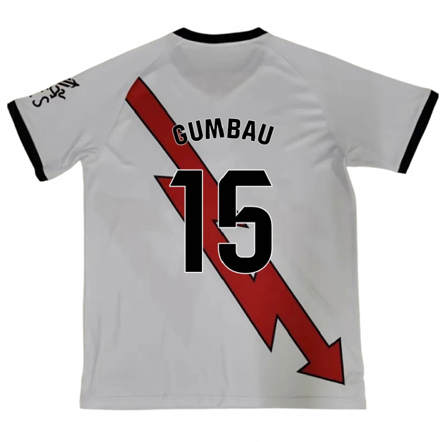 Niño Fútbol Camiseta Gerard Gumbau #15 Rojo 2ª Equipación 2024/25 Argentina