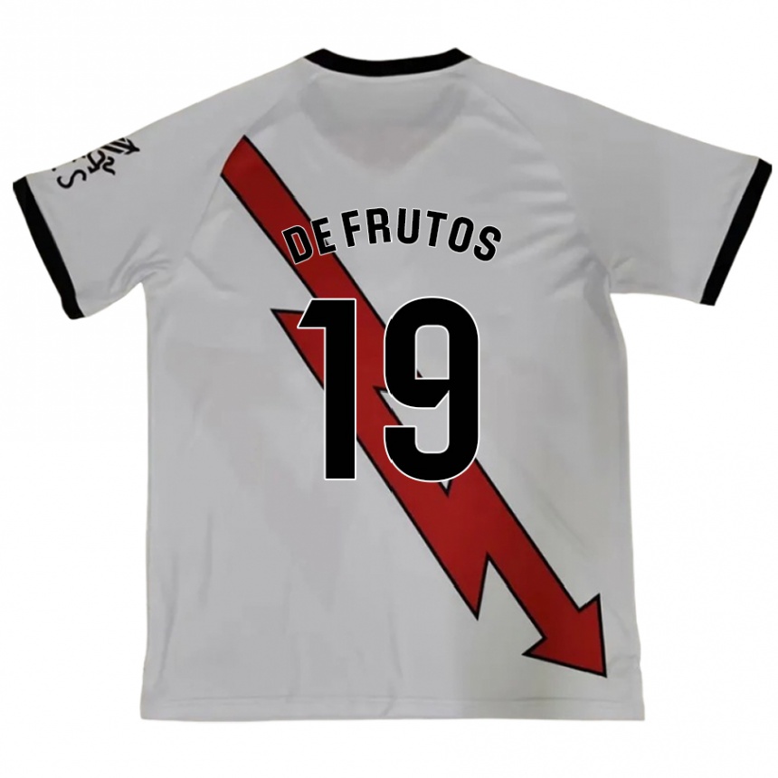 Niño Fútbol Camiseta Jorge De Frutos #19 Rojo 2ª Equipación 2024/25 Argentina