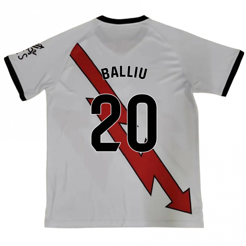 Niño Fútbol Camiseta Iván Balliu #20 Rojo 2ª Equipación 2024/25 Argentina