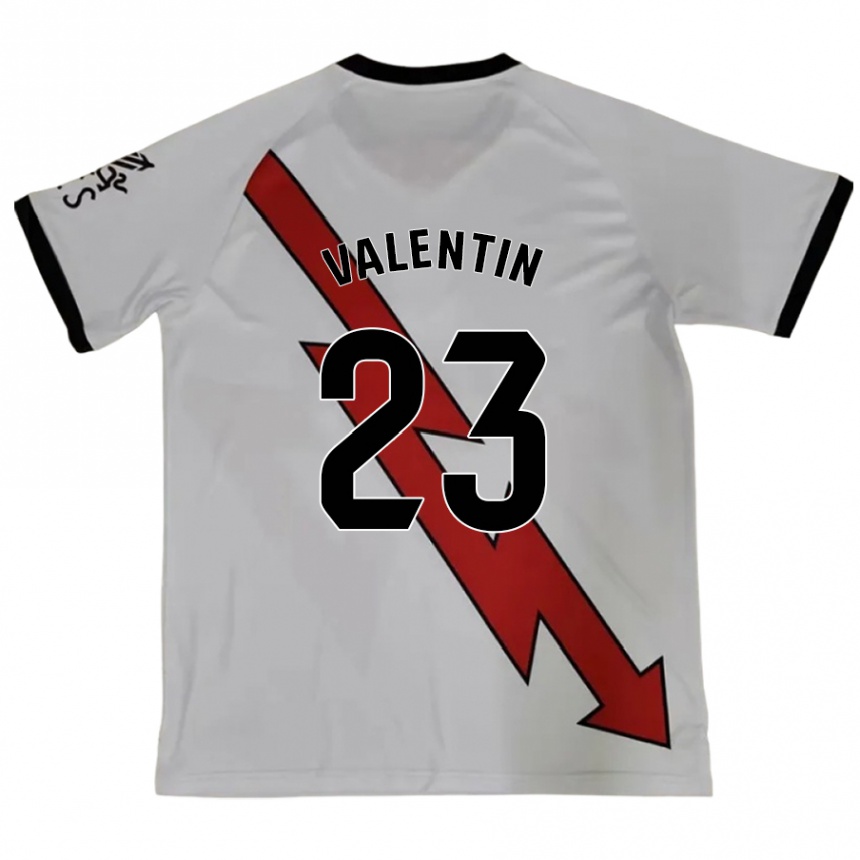 Niño Fútbol Camiseta Óscar Valentín #23 Rojo 2ª Equipación 2024/25 Argentina