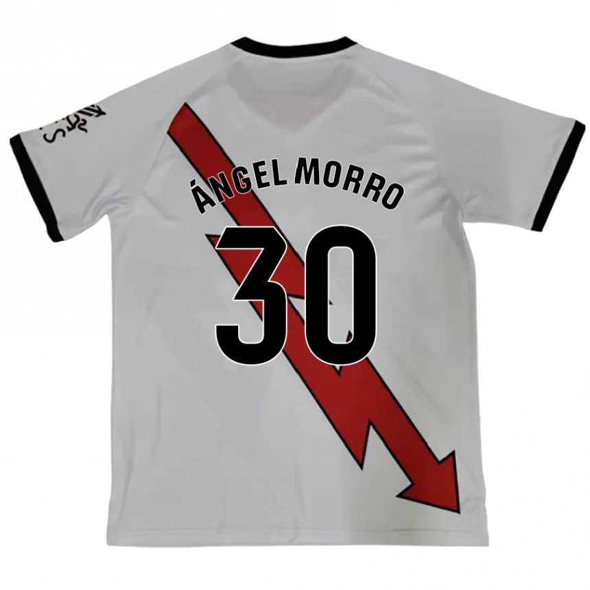 Niño Fútbol Camiseta Miguel Ángel Morro #30 Rojo 2ª Equipación 2024/25 Argentina