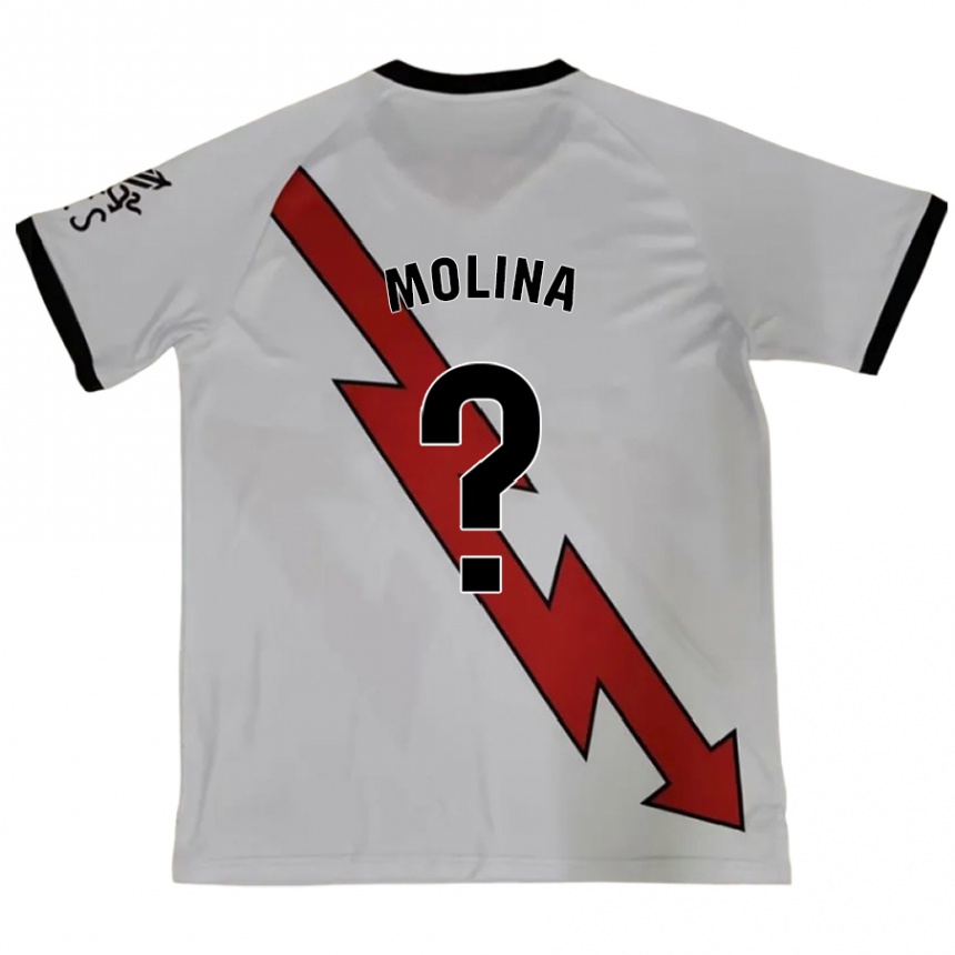 Niño Fútbol Camiseta Adrián Molina #0 Rojo 2ª Equipación 2024/25 Argentina