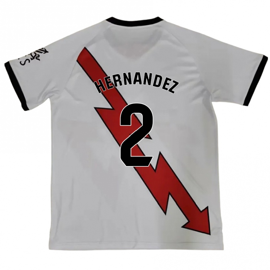 Niño Fútbol Camiseta Marco Hernández #2 Rojo 2ª Equipación 2024/25 Argentina