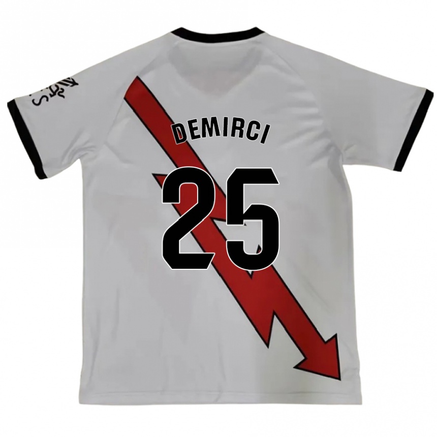 Niño Fútbol Camiseta Mert Demirci #25 Rojo 2ª Equipación 2024/25 Argentina