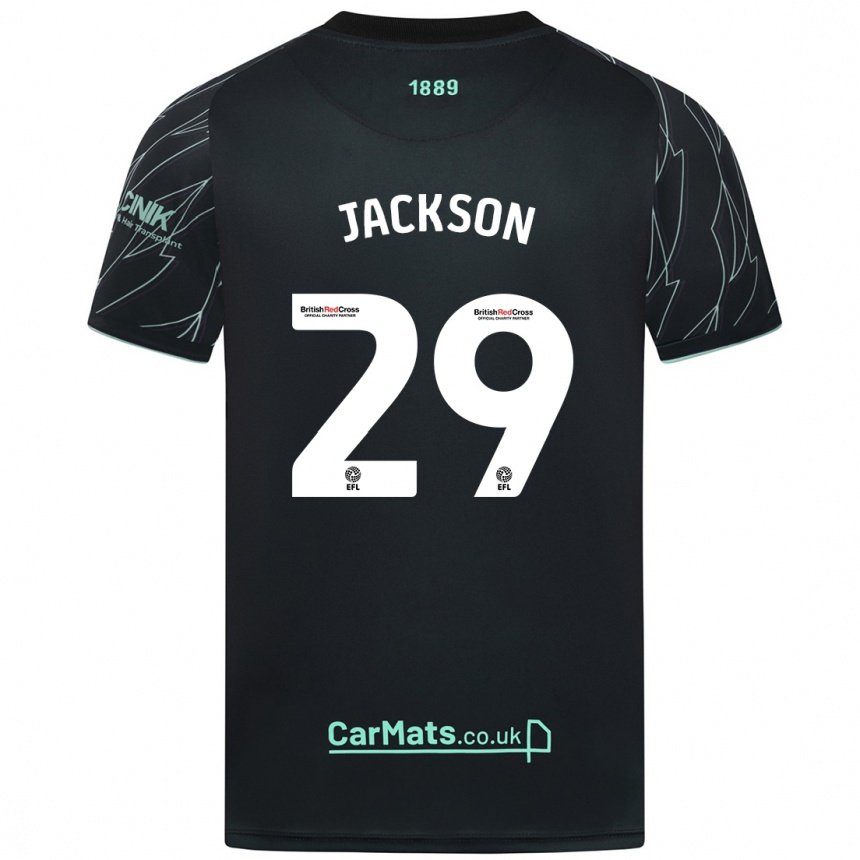 Niño Fútbol Camiseta Fallon Olivia Connolly-Jackson #29 Negro Verde 2ª Equipación 2024/25 Argentina