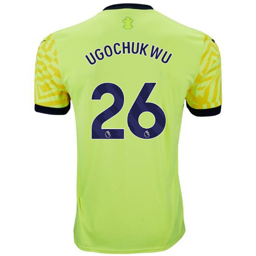 Niño Fútbol Camiseta Lesley Ugochukwu #26 Amarillo 2ª Equipación 2024/25 Argentina