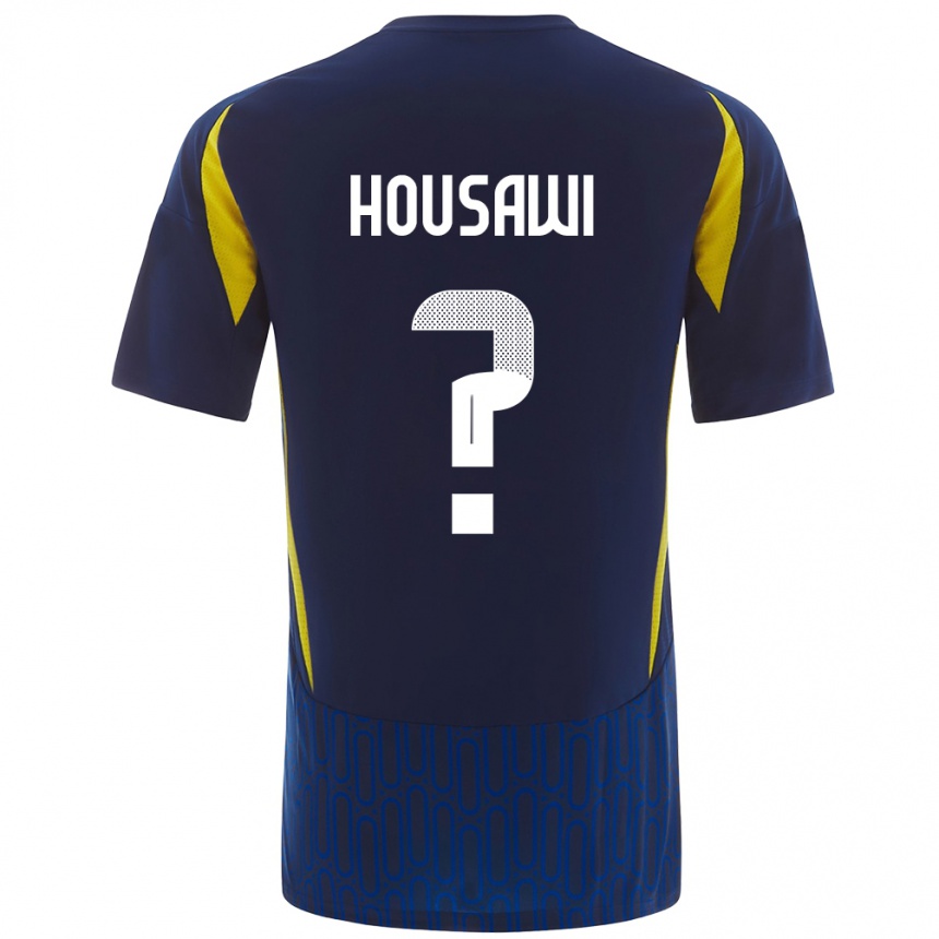 Niño Fútbol Camiseta Asser Housawi #0 Azul Amarillo 2ª Equipación 2024/25 Argentina