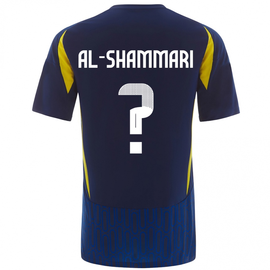 Niño Fútbol Camiseta Mansour Al-Shammari #0 Azul Amarillo 2ª Equipación 2024/25 Argentina