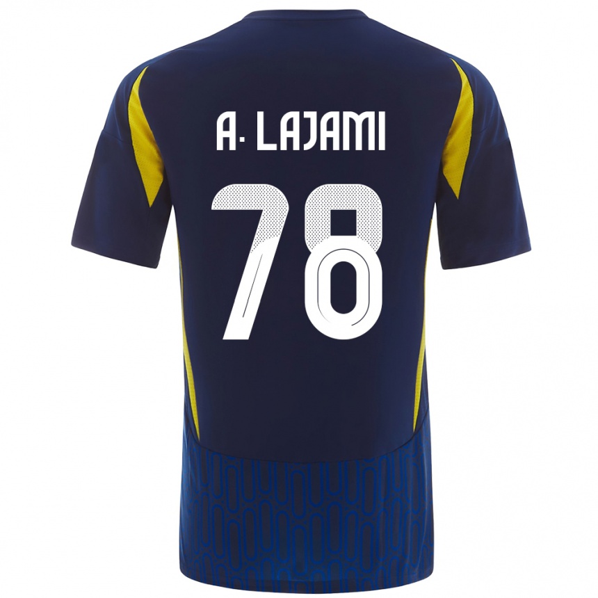 Niño Fútbol Camiseta Ali Lajami #78 Azul Amarillo 2ª Equipación 2024/25 Argentina