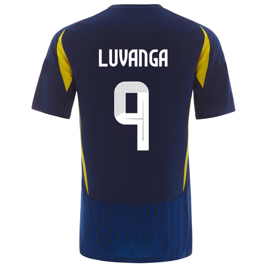 Niño Fútbol Camiseta Clara Luvanga #9 Azul Amarillo 2ª Equipación 2024/25 Argentina