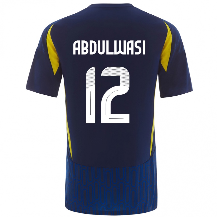 Niño Fútbol Camiseta Dalal Abdulwasi #12 Azul Amarillo 2ª Equipación 2024/25 Argentina