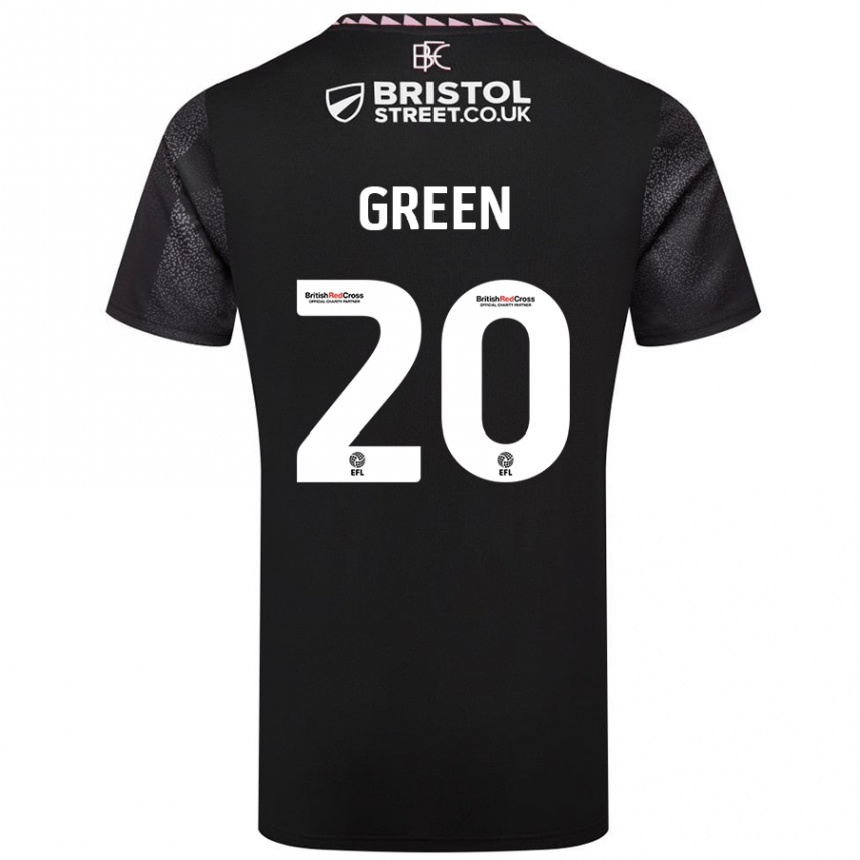 Niño Fútbol Camiseta Etienne Green #20 Negro 2ª Equipación 2024/25 Argentina