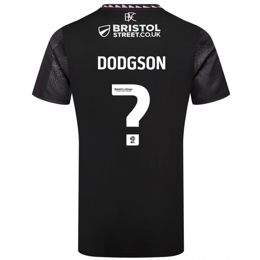 Niño Fútbol Camiseta Owen Dodgson #0 Negro 2ª Equipación 2024/25 Argentina