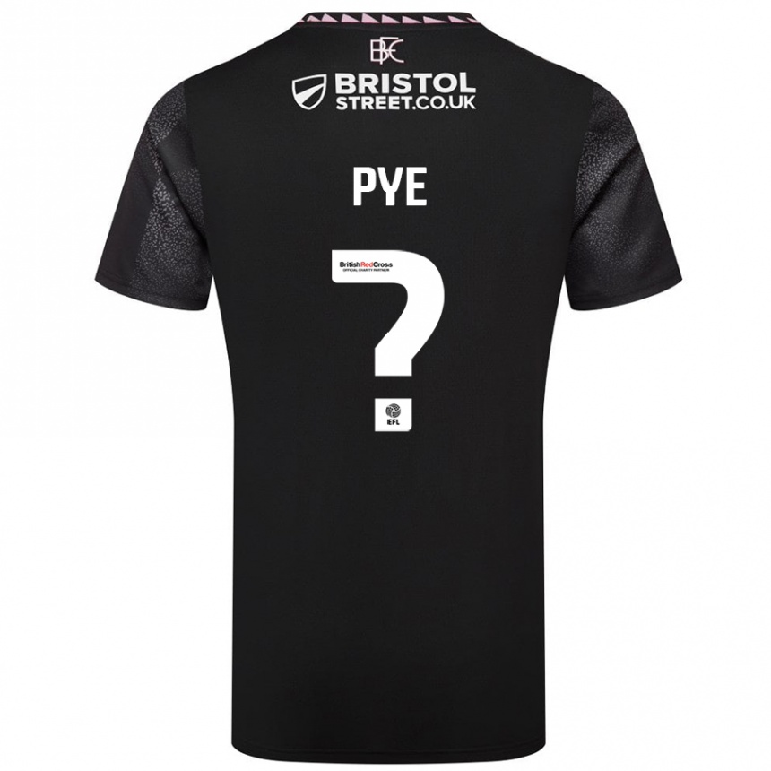 Niño Fútbol Camiseta Logan Pye #0 Negro 2ª Equipación 2024/25 Argentina