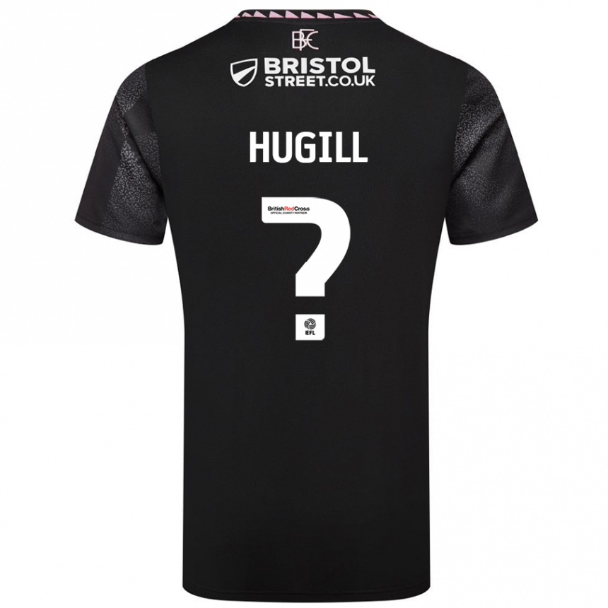 Niño Fútbol Camiseta Will Hugill #0 Negro 2ª Equipación 2024/25 Argentina