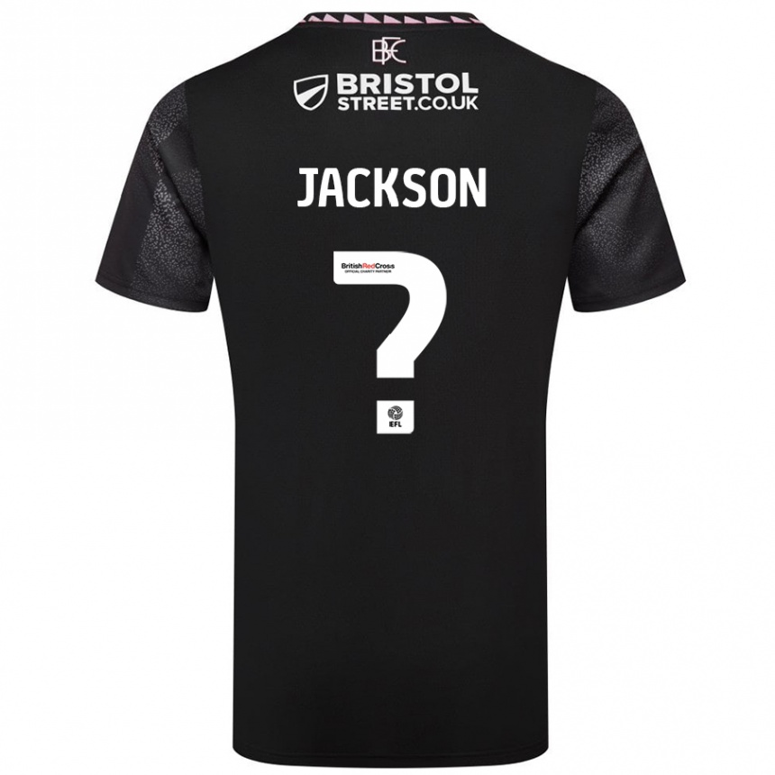 Niño Fútbol Camiseta Luca Jackson #0 Negro 2ª Equipación 2024/25 Argentina