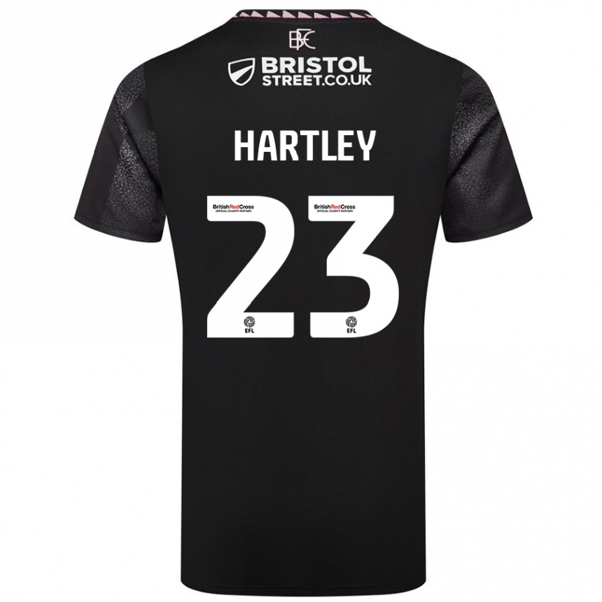 Niño Fútbol Camiseta Naomi Hartley #23 Negro 2ª Equipación 2024/25 Argentina