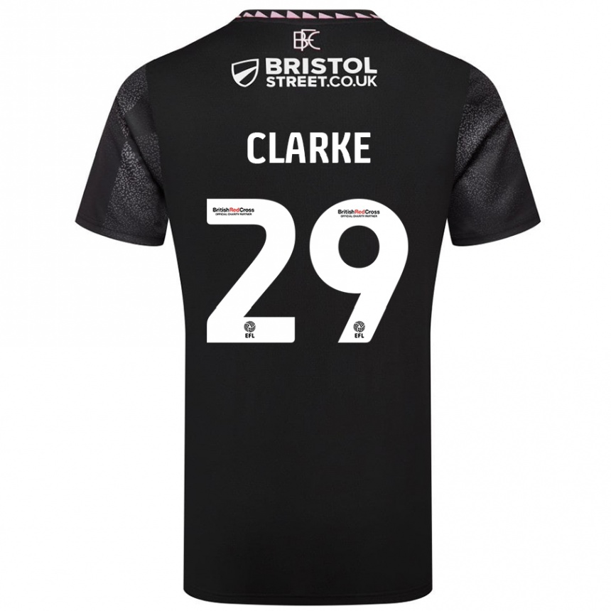 Niño Fútbol Camiseta Abby Clarke #29 Negro 2ª Equipación 2024/25 Argentina