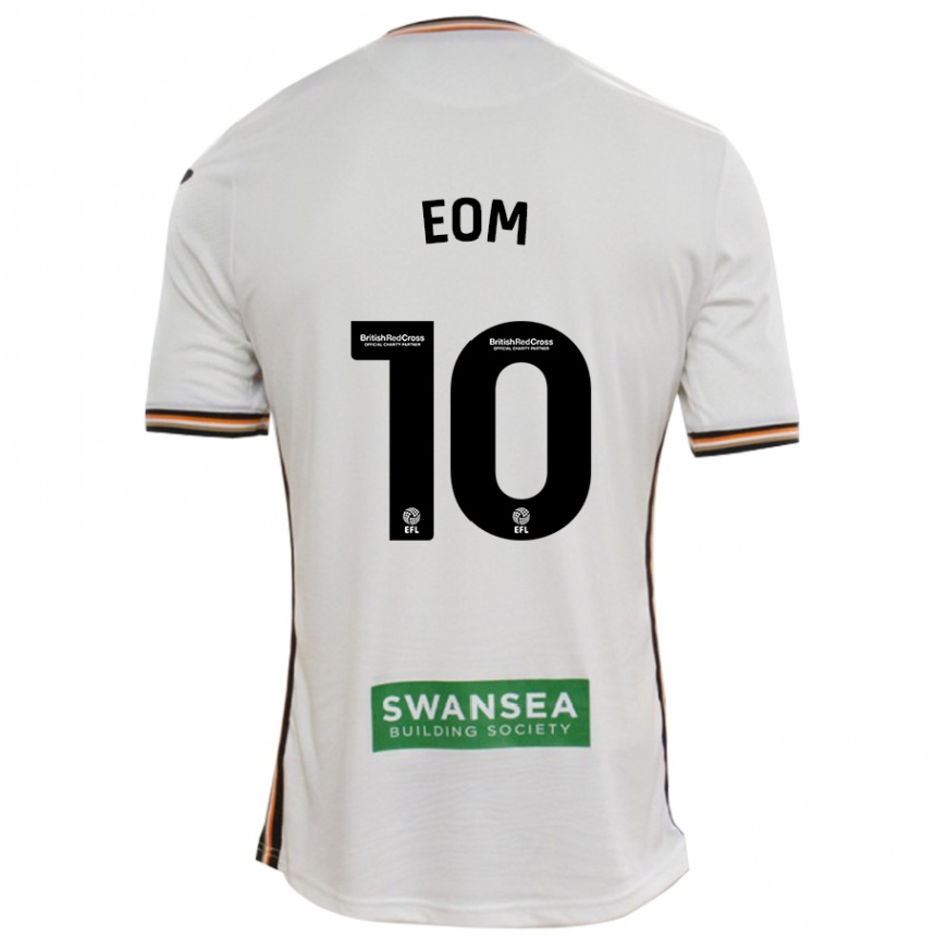 Hombre Fútbol Camiseta Ji-Sung Eom #10 Blanco 1ª Equipación 2024/25 Argentina