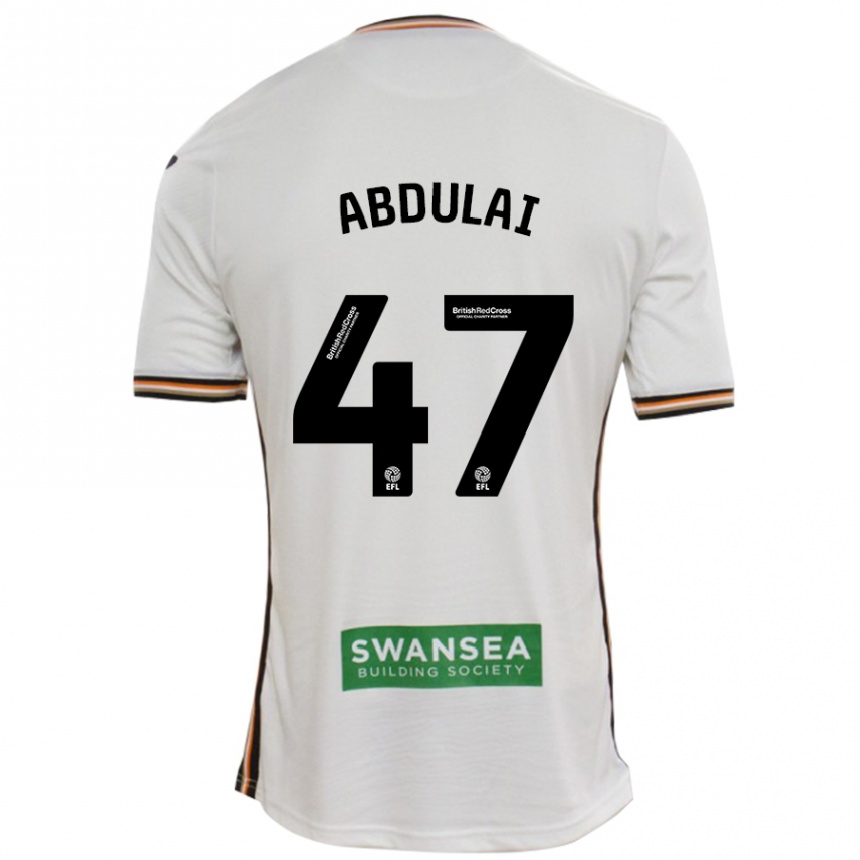 Hombre Fútbol Camiseta Azeem Abdulai #47 Blanco 1ª Equipación 2024/25 Argentina