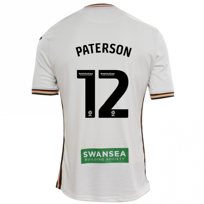 Hombre Fútbol Camiseta Jamie Paterson #12 Blanco 1ª Equipación 2024/25 Argentina