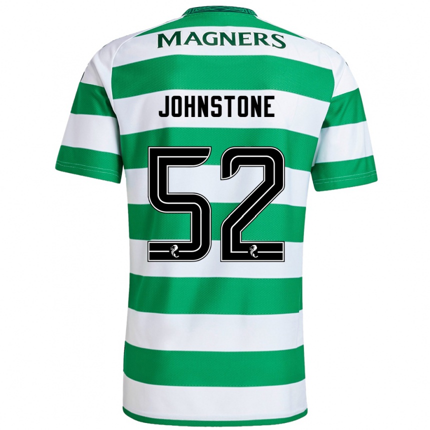 Hombre Fútbol Camiseta Rachael Johnstone #52 Verde Blanco 1ª Equipación 2024/25 Argentina