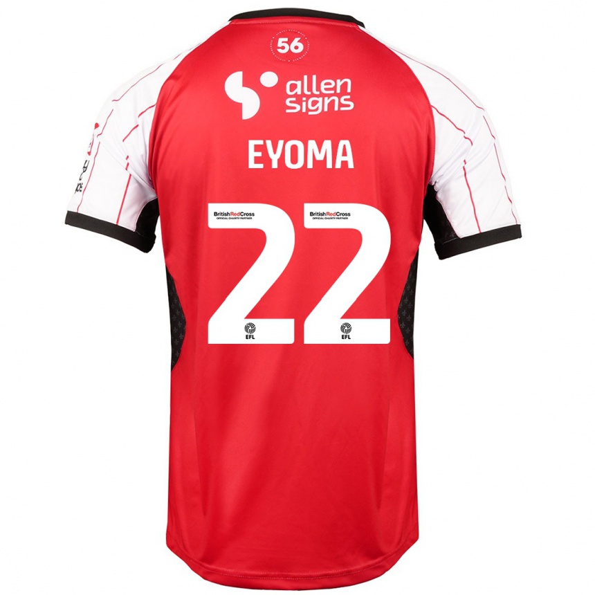 Hombre Fútbol Camiseta Timothy Eyoma #22 Blanco 1ª Equipación 2024/25 Argentina