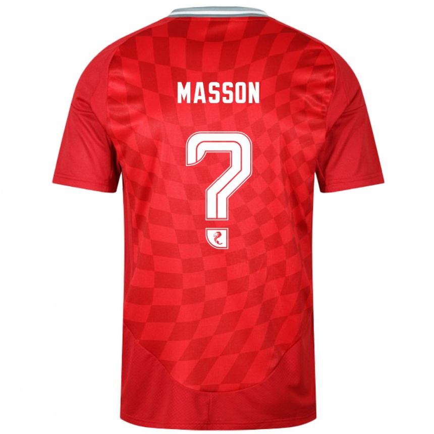 Hombre Fútbol Camiseta Cooper Masson #0 Rojo 1ª Equipación 2024/25 Argentina