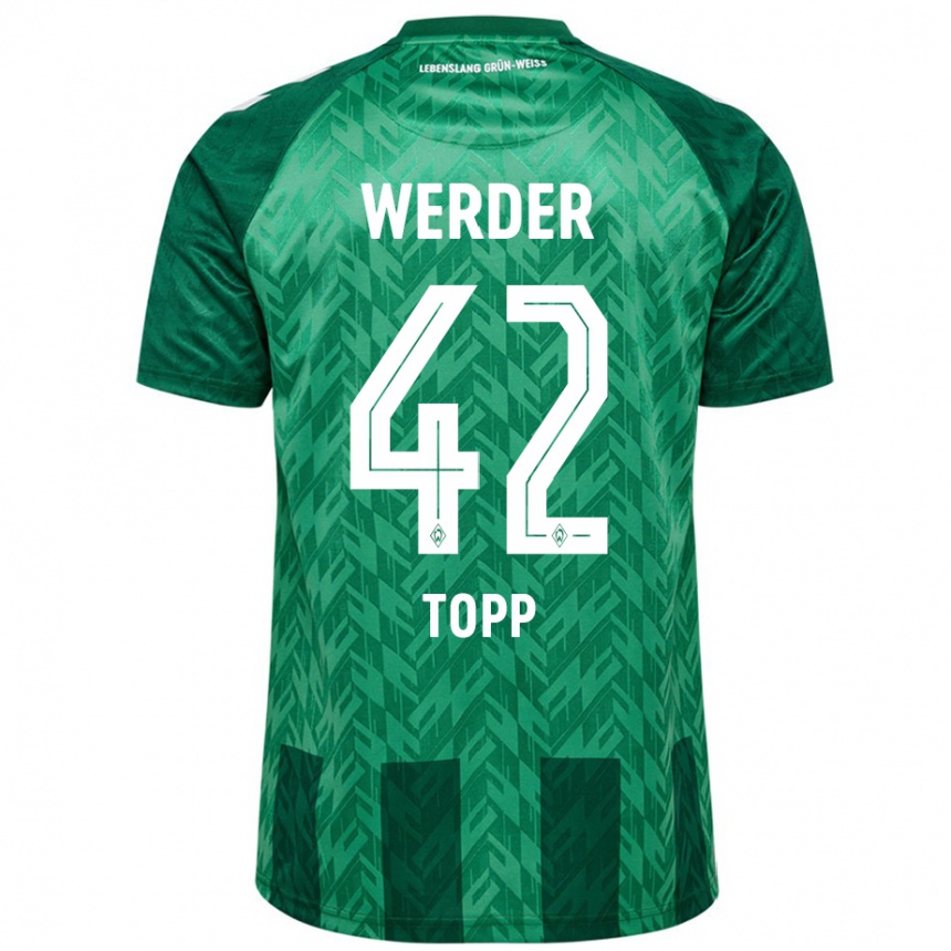 Hombre Fútbol Camiseta Keke Topp #42 Verde 1ª Equipación 2024/25 Argentina