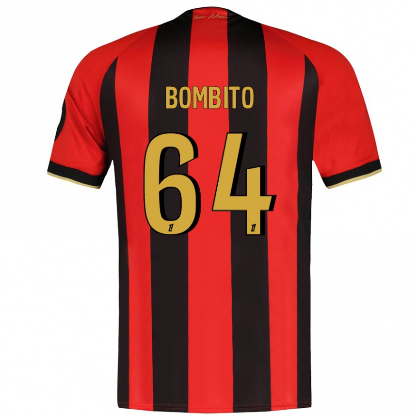 Hombre Fútbol Camiseta Moïse Bombito #64 Rojo Negro 1ª Equipación 2024/25 Argentina