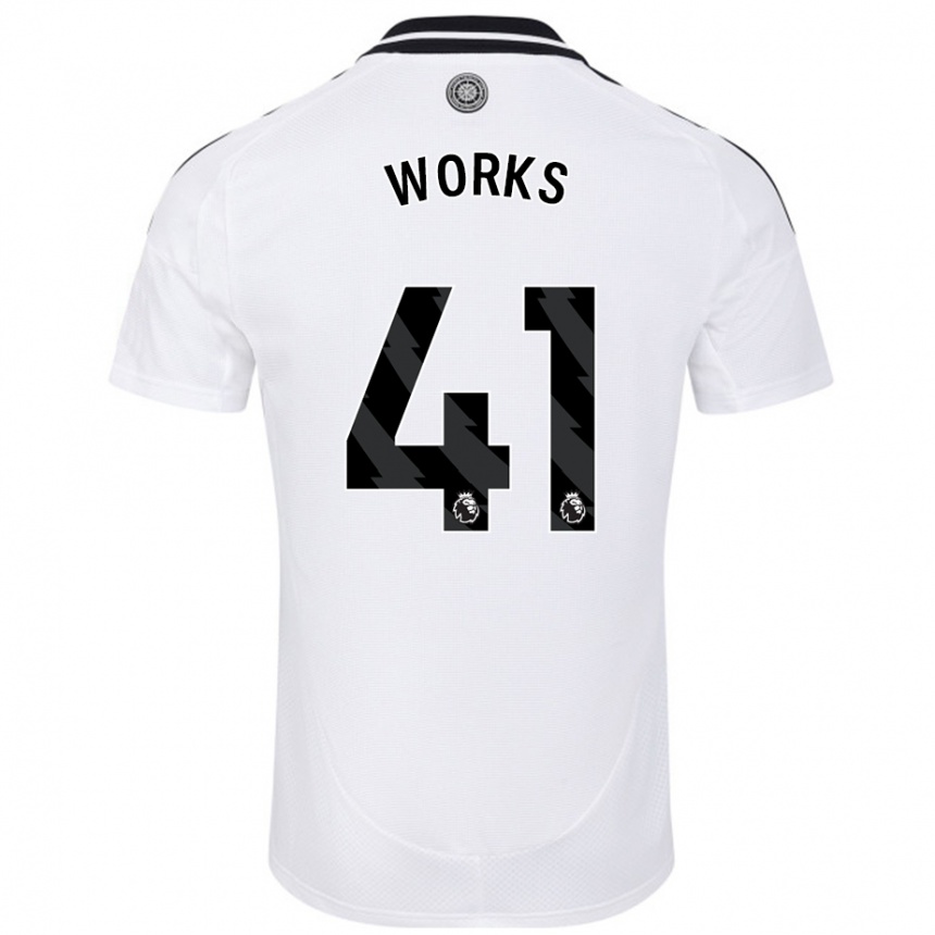 Hombre Fútbol Camiseta Terrell Works #41 Blanco 1ª Equipación 2024/25 Argentina