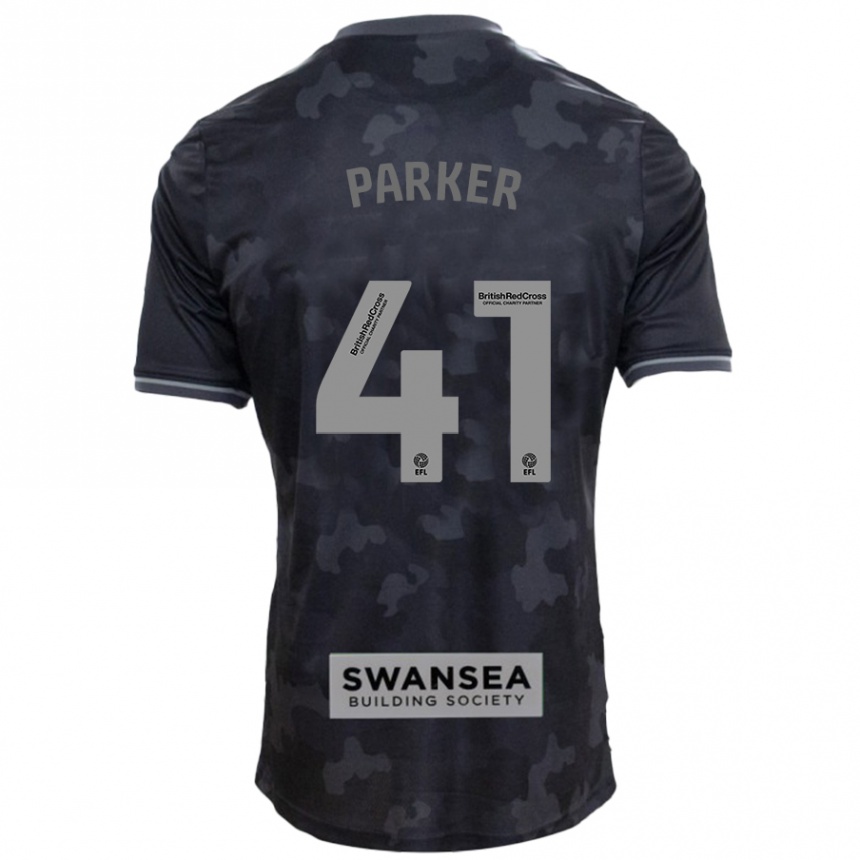 Hombre Fútbol Camiseta Sam Parker #41 Negro 2ª Equipación 2024/25 Argentina