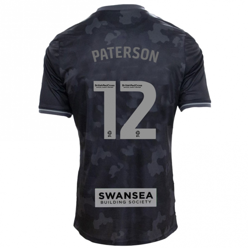 Hombre Fútbol Camiseta Jamie Paterson #12 Negro 2ª Equipación 2024/25 Argentina