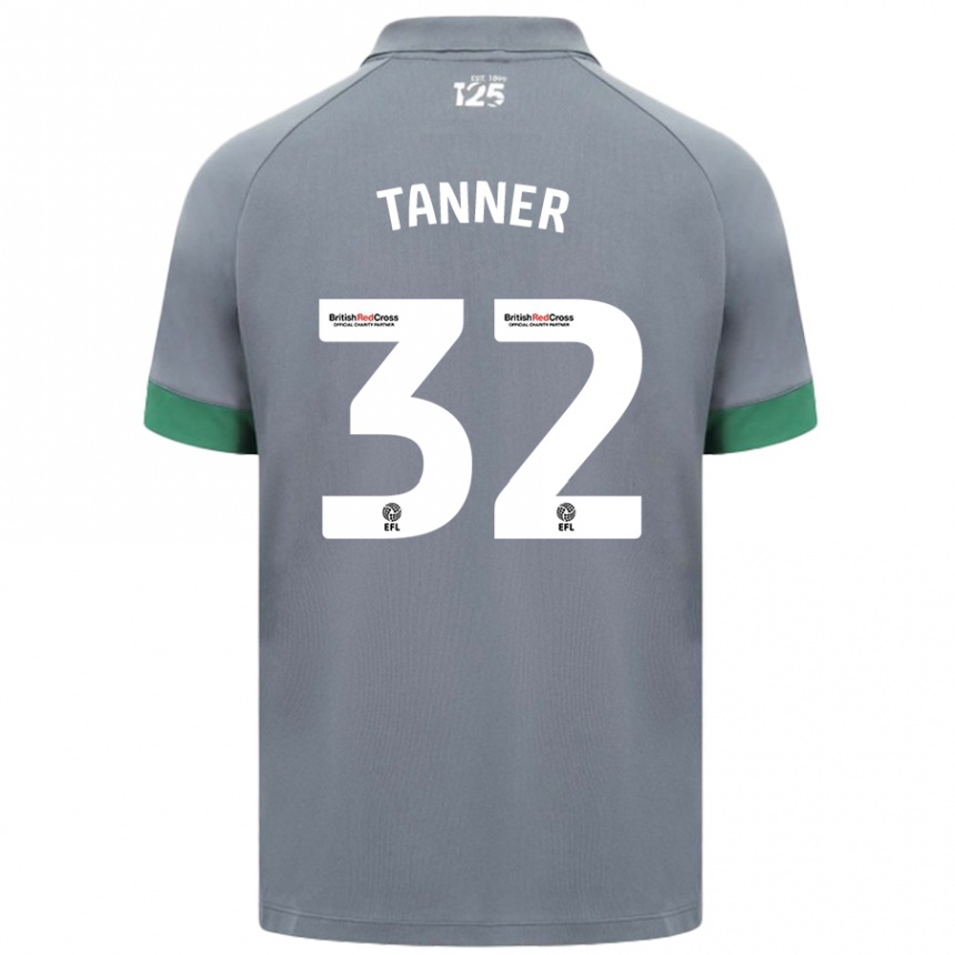 Hombre Fútbol Camiseta Ollie Tanner #32 Gris Oscuro 2ª Equipación 2024/25 Argentina