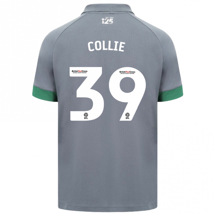 Hombre Fútbol Camiseta Eliza Collie #39 Gris Oscuro 2ª Equipación 2024/25 Argentina