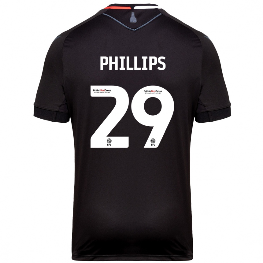 Hombre Fútbol Camiseta D'margio Wright-Phillips #29 Negro 2ª Equipación 2024/25 Argentina