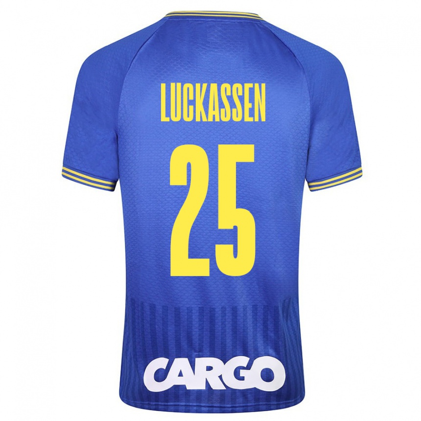 Hombre Fútbol Camiseta Derrick Luckassen #25 Blanco 2ª Equipación 2024/25 Argentina