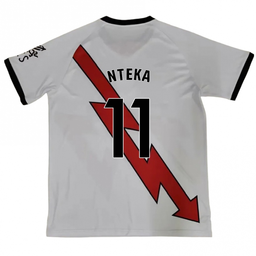 Hombre Fútbol Camiseta Randy Nteka #11 Rojo 2ª Equipación 2024/25 Argentina