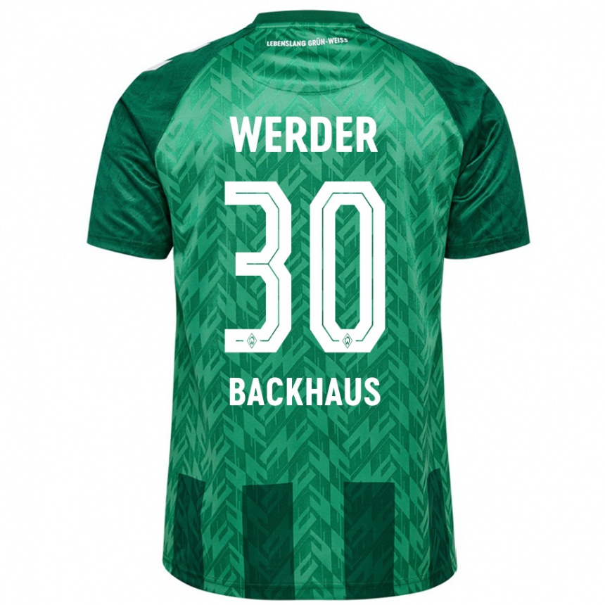 Mujer Fútbol Camiseta Mio Backhaus #30 Verde 1ª Equipación 2024/25 Argentina