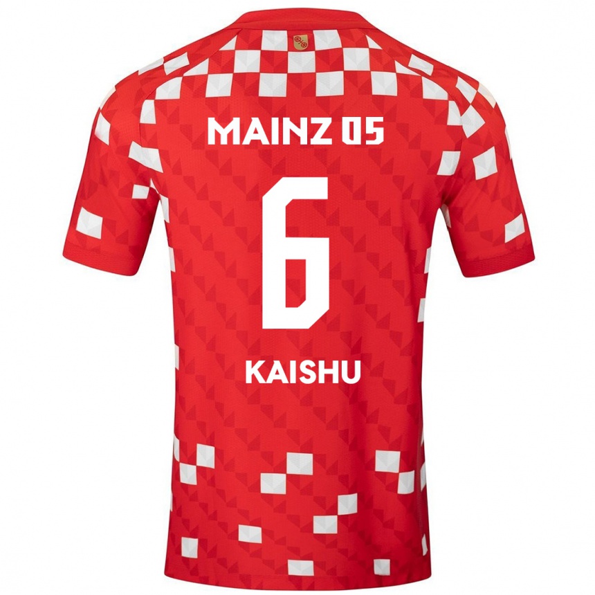 Mujer Fútbol Camiseta Kaishu Sano #6 Blanco Rojo 1ª Equipación 2024/25 Argentina