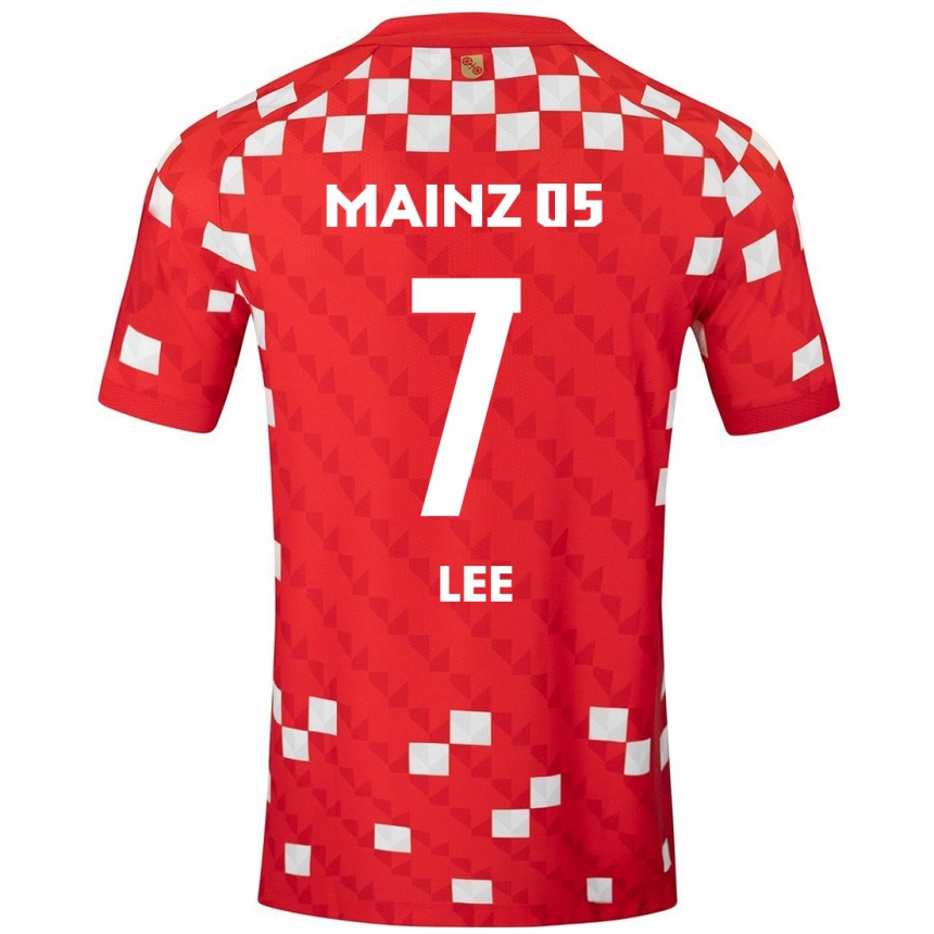 Mujer Fútbol Camiseta Jae-Sung Lee #7 Blanco Rojo 1ª Equipación 2024/25 Argentina