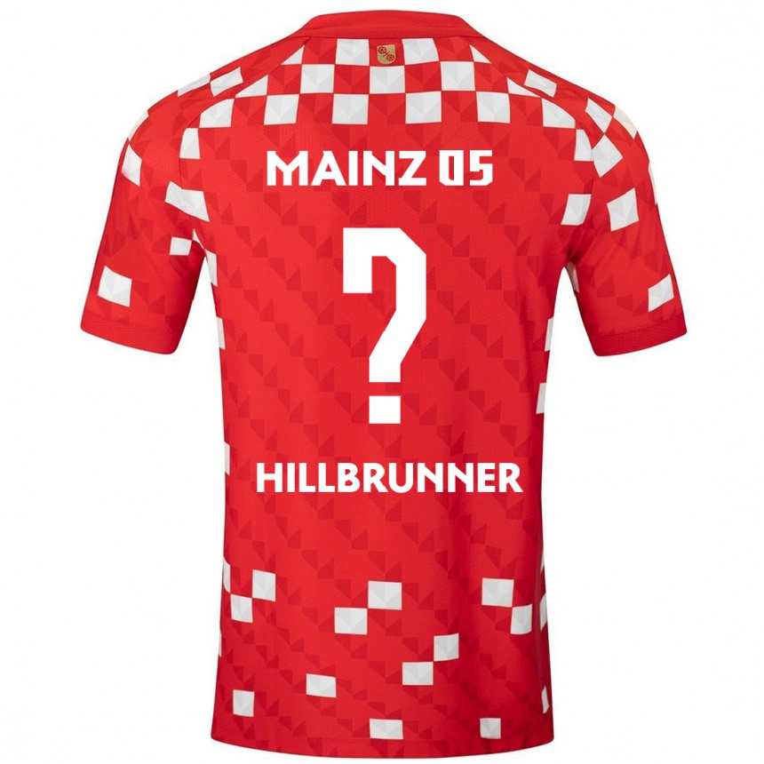 Mujer Fútbol Camiseta Fynn Hillbrunner #0 Blanco Rojo 1ª Equipación 2024/25 Argentina