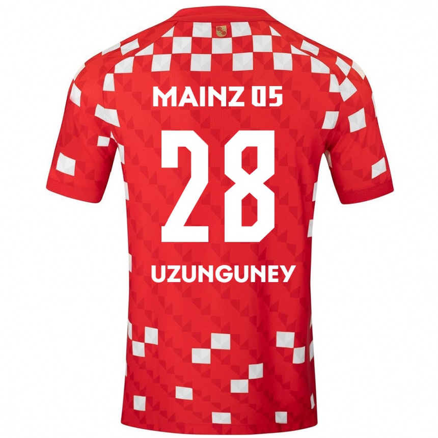 Mujer Fútbol Camiseta Ebru Uzungüney #28 Blanco Rojo 1ª Equipación 2024/25 Argentina