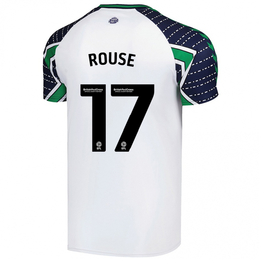 Mujer Fútbol Camiseta Mollie Rouse #17 Blanco 2ª Equipación 2024/25 Argentina