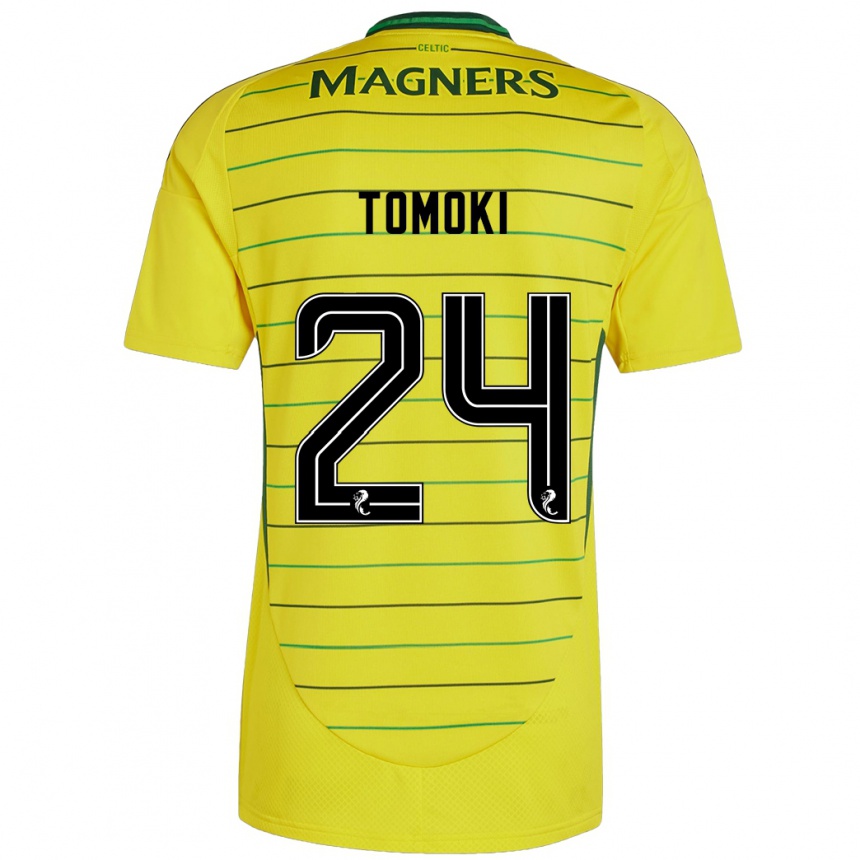 Mujer Fútbol Camiseta Tomoki Iwata #24 Amarillo 2ª Equipación 2024/25 Argentina