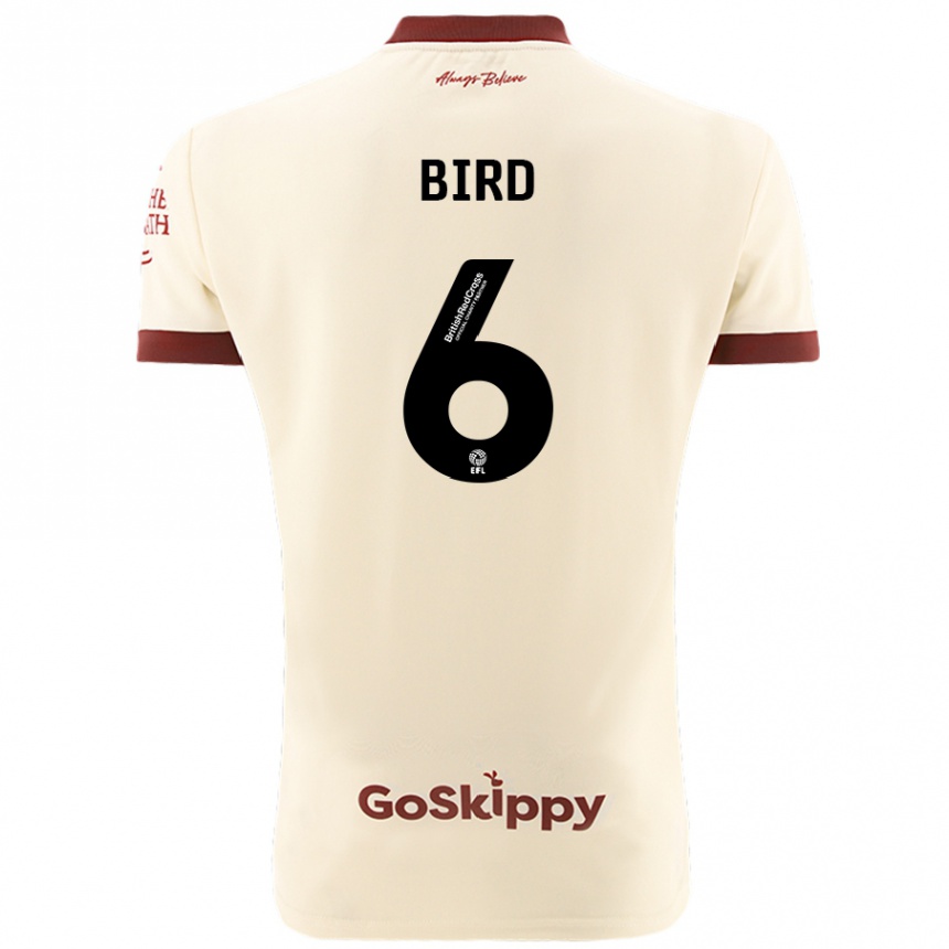 Mujer Fútbol Camiseta Max Bird #6 Crema Blanco 2ª Equipación 2024/25 Argentina