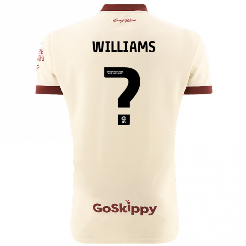 Mujer Fútbol Camiseta Ashton Williams #0 Crema Blanco 2ª Equipación 2024/25 Argentina